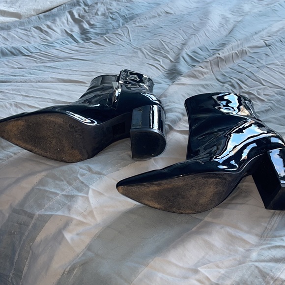 Anine Bing patent leather Natalie boots - Picture 7 of 8